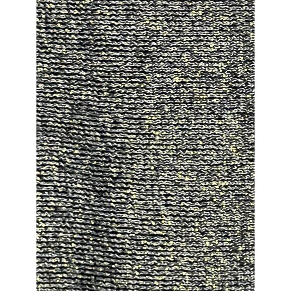 Red Paint Women Metallic Gold Gray Large Knit Sweater Cotton & Lurex Sparkly - Picture 5 of 16